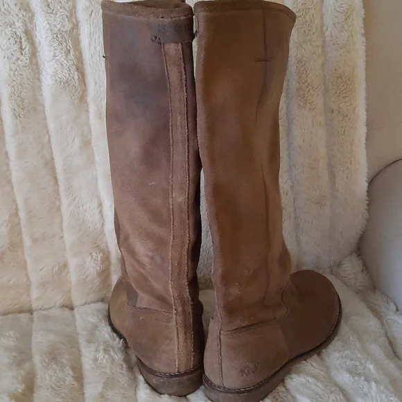 Kickers leather knee high boots - Picture 4 of 4